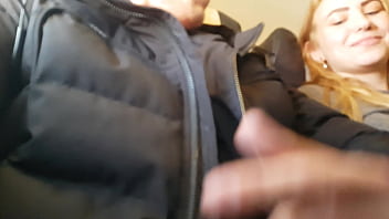 Public Airplane Handjob And Blowjob