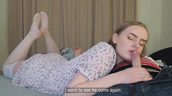 My Stepdaughter’s Gagging Throat Takes My Loads – Filling Her Mouth With Cum