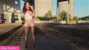 Exposed And Bound: Jeny Smith’s Public Naked Confinement