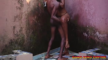 Bang King Empire’s Steamy Bathroom Romp With His Cameroonian Sugar Mommy: Water Dripping Into Her Pussy Makes The Fucking So Damn Sweet – Full Video On Premium Red