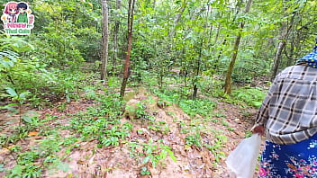 Thai Teen Girl Gets Her Tight Pussy Pounded While Innocently Picking Mushrooms, Thai Audio