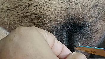 Desi Bhabi Scrubbing Her Wet, Hairy Pussy Clean