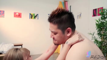 Naughty Chinese Girl Gets Painted And Pounded By The Artist