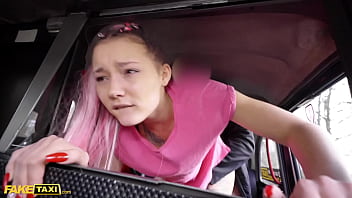Euro Cabbie Gets A Wild Ride From Lady Zee And Sandra Zee In Fake Taxi