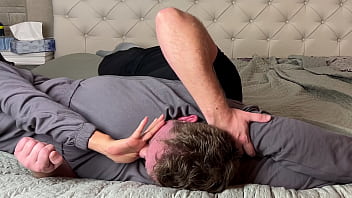 Sweaty, Skin-slapping Facesitting Domination And Wrestling In The Bedroom