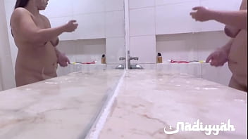 Luscious Arab Wife’s Voluptuous Curves And Big Tits In A Steamy Bath
