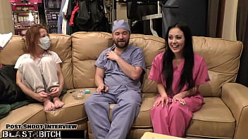 Nurse Blaire Celeste’s Pussy Drenched In Hot Cum