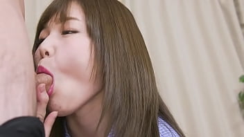 Splattering Thick Cum All Over Aoshino’s Pretty Face