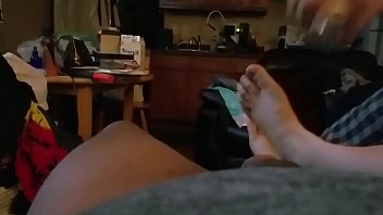 Slick Soles Milk A Thick, Hot Load All Over My Feet