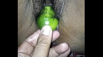 Sizzling Desi Wife Devours A Thick, Juicy Cucumber